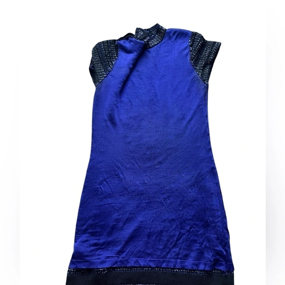 Kate Spade, Tweed Texture Knit Dress, Purple size XLarge.